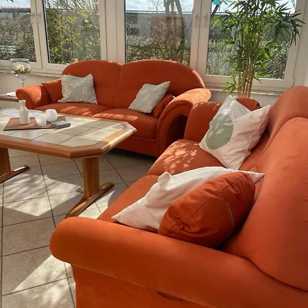 Ferienwohnung Mit Wintergarten In Bahnhofsnaehe Eystrup Exterior foto